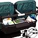 BTR Baby Double Stroller Organizer with Drink and Cup Holders, 2 Extra Stroller Hooks, Waterproof Cover, Shoulder Strap, Zipped Pocket. Fits all Double, Twin and Tandem, Twin Stroller Organizers
