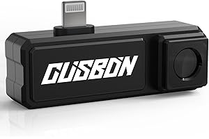 CUSBON TI1 Thermal Imaging Camera iOS, 120 x 90 IR Resolution Thermal Imager with 0.1°C Temp Resolution, -20°C~400°C Temp Range< 60mk Heat Sensitivity, Video Recording