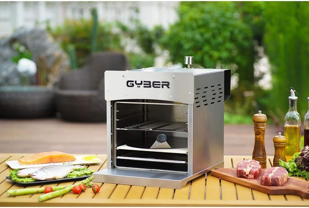 review Dutton Propane Gas Grill Single Cooking and Outdoor Grilling Fast, Efficient Heating Element Stainless Steel