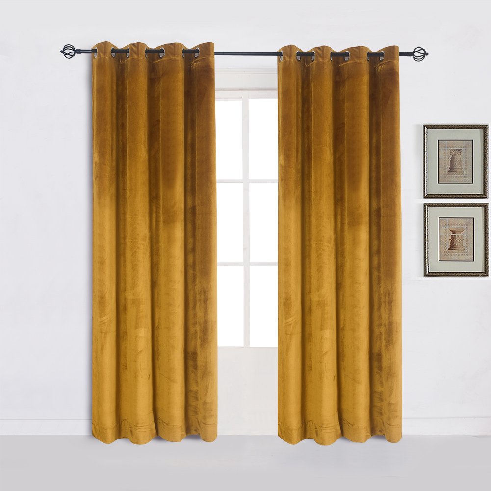 Best Absolute Zero Velvet Room Darkening Home Theater Curtain Panel