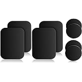 Phone Holder Car 8 Pack Metal Plate with 3M Adhesive Sticker Universal for Car Magnetic Phone Mount