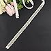 azaleas Women's Wedding Belt Sashes Bridal Sash Belts for Wedding Dress (Off-White)