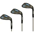 LAZRUS Premium Forged Golf Wedge Set for Men - 52, 56, 60 Degree Wedges + Milled Face for More Spin - Great Golf Gift