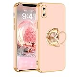 Fingic for iPhone X Case,iPhone XS Case with Ring