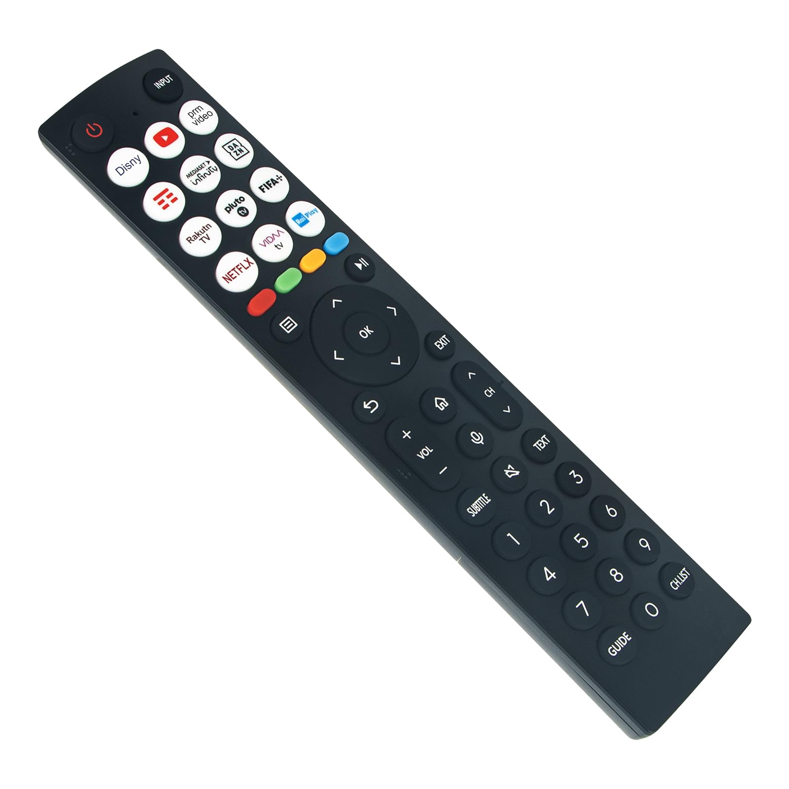 ERF2N36 VINABTY Replace Voice Remote Control Fit for HISENSE TV 5A63H 65A63H 75A63H ERF3A80 ERF3B8OH ERF3D8OH(0012) ERF3E8OH(0012) ERF3180H(0012)