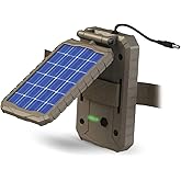 Stealth CAM Sol-Pak Solar Battery Pack, 12V Solar Power Panel, Compatible | All Wireless/Cellular Trail Cameras - 3000 mAh, Rechargeable Battery, 10ft Insulated Cable