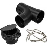 OVO KIT-INSV-01 Utility Valve Kit Includes for Central Vacuum, White