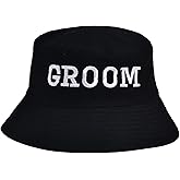 Bride Bucket Hat for Bachelorette Party Embroidered Sun Hat Bridal Shower Bride to be Gift White