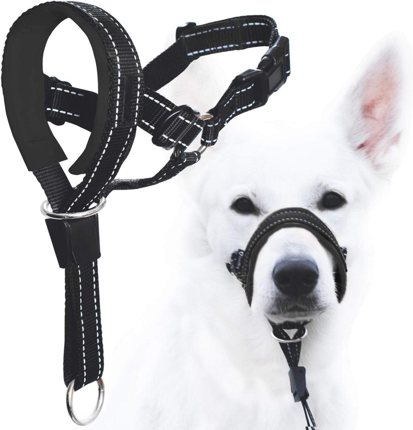 Pet Supplies Headcollars GoodBoy Dog Head Halter with Safety Strap Padded Headcollar for Small