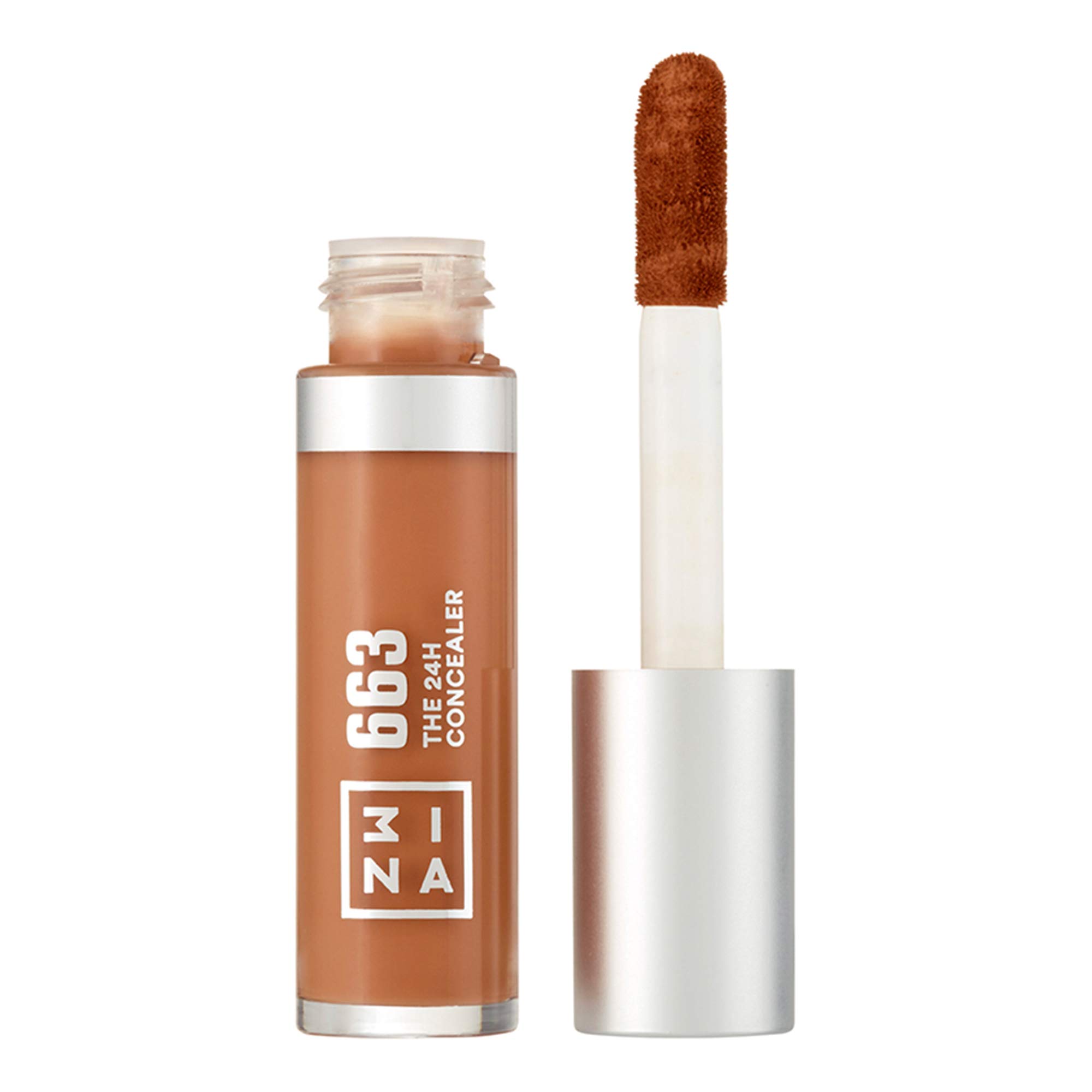 3INA MAKEUP - The 24H Concealer 663 - Brown Dark Circles and Blemish Liquid Concealer - Medium-Full Coverage