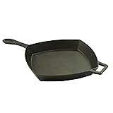 Bayou Classic 7433 12-in Square Cast Iron Skillet