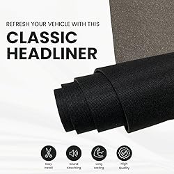 Headliner Fabric with Foam Backing - Automotive