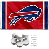 WinCraft Buffalo Bills Red Banner and Tapestry Wall Tack Pads