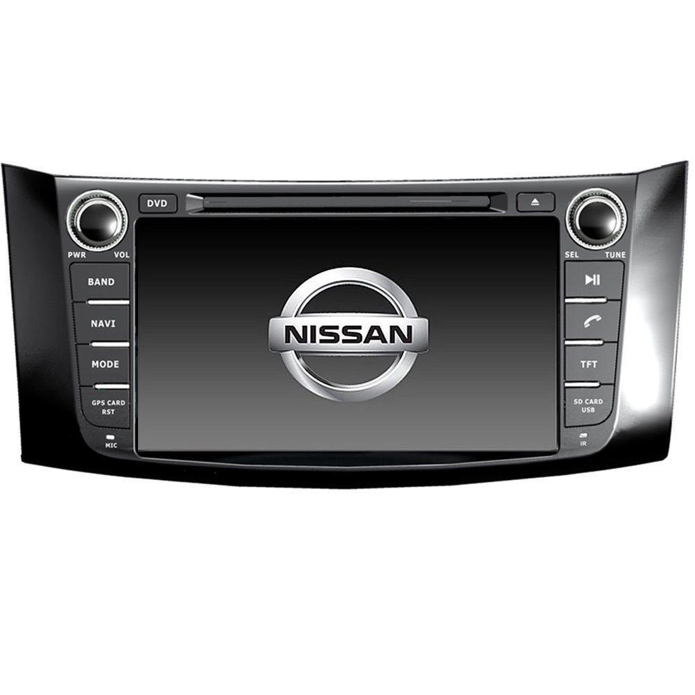 Amazon.com: 8 inch Touchscreen Monitor Car GPS Navigation System for Nissan  Sentra 2013 2014 Car Stereo DVD Player+Free Backup Rear View Camera+Free US  Map: ...