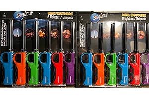 X-Lite Multi-Purpose Camping BBQ Bon Fire 12 Piece Lighter Bundle