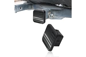 ZBGUN 2 Inch American Flag Trailer Hitch Cover Tow Hitch Covers Plug Cap Rubber Fits，for Toyota Jeep Chevrolet Ford Nissan Dodge Ram Porsche Range Rover Honda Ridgeline 2 Inch Hitch Receivers (Black)