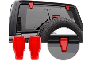 Voodonala for Jeep JL Rear Window Right & Left Hinge Covers Trim for 2018-2025+ Jeep Wrangler JL JLU Exterior Accessories, Re