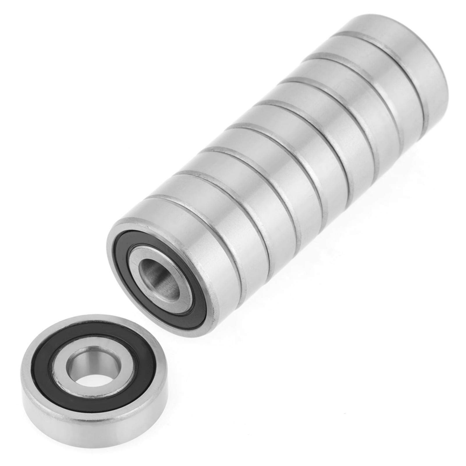 6200-2rs Bearings, 10pcs Double Rubber Sealed Bearing, 30mm Ball Bearings for 10mm Shaft Rod Projects