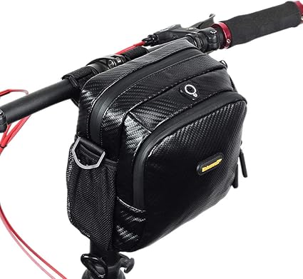 handlebar bag with phone holder