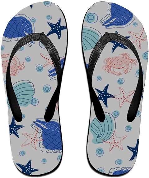 Amazon.com | RYUIFI Beach Sandals for Men Beautiful Shining Seashell Cute Sandals for Girls for 