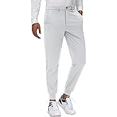 JWM Men's olf Joggers Pants with Belt Loops Stretch