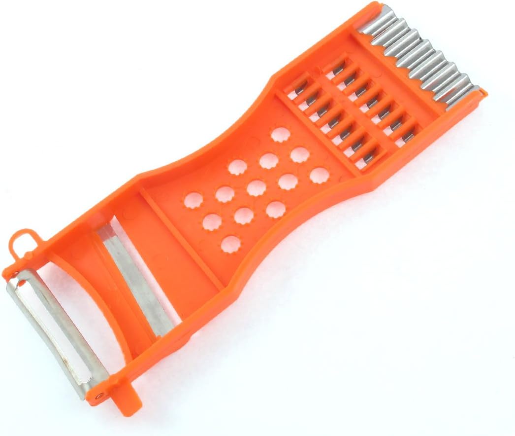 Sourcingmap Kitchen Multifunction Vegetable Fruit Grater Slicer Peeler Shredder Carving Tool 6.7 Inch Long - Image 3