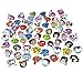 Neliblu Bulk Pack of 72 Kids Assorted Rubber Rings Carnival Prizes for Kids - Party Favors - Miniature Toys - Girls Pinata Toys - Christmas Stocking Stuffer - Grab Bags