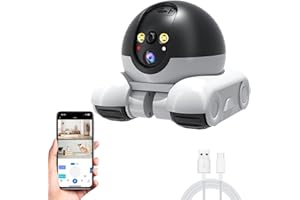 Intelligent Pet Mobile Monitoring Camera with AI Recognition Remote Teasing Front and Rear Lenses Communication Indoor Movabl