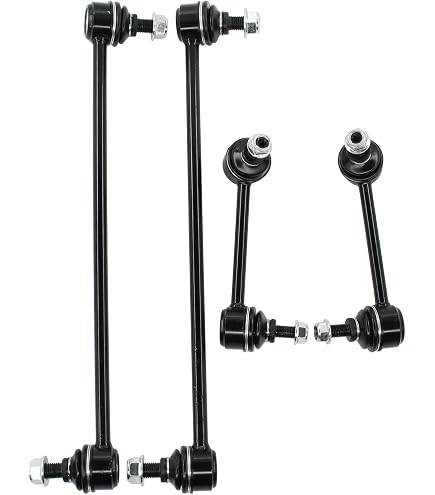 TRQ Front & Rear Sway Bar Link Set - Compatible With 2001-2005 Acura MDX & 2003-2005 Honda Pilot (4-Piece Kit)