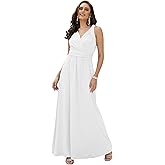 KOH KOH Womens Long Sleeveless Flowy Bridesmaid Cocktail Evening Gown Maxi Dress