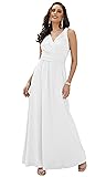 KOH KOH Womens Long Sleeveless Flowy Bridesmaids