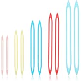 10 Pcs Crochet Needles, Yarn Needles Large Eye, Plastic Darning Needle | Thick Bulky Tapestry Weaving Yarn Needle, Finishing Yarns Needle for Sewing Weaving Knitting(Multi Colors)