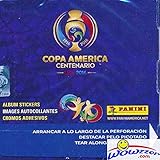 2016 Panini Copa America Centenario ABSOLUTELY HUGE 50 Pack Factory Sealed Box with 350 Stickers! Look for Top Soccer Superstars from 16 Teams including Lionel Messi, Neymar, Luis Suarez & Many More!