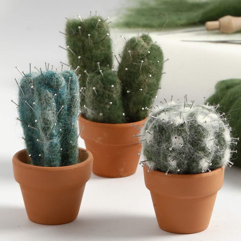 Flower Pots, D: 5 cm, 48 pcs, Red, Height: 3.1 cm, Diameter: 3.4 cm - Image 3
