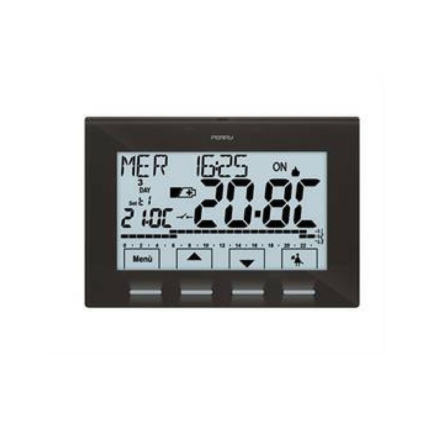 Perry 1CRCR029A Wall Thermostat Stopwatch, Black