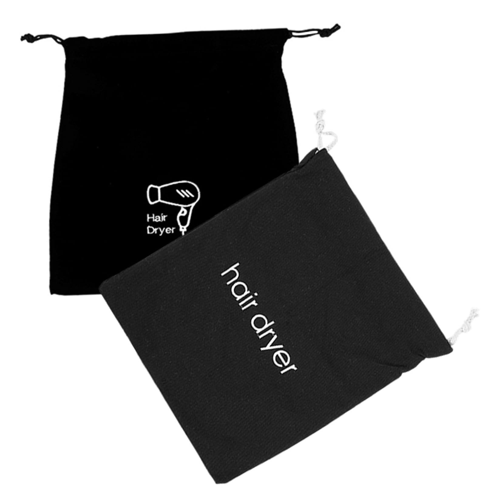 Lurrose Travel Cosmetics Bag 2pcs Hair Dryer Bags Drawstring Storage Organizer Travel Bag Container Hairdryer Bag Travel Toiletry Bag