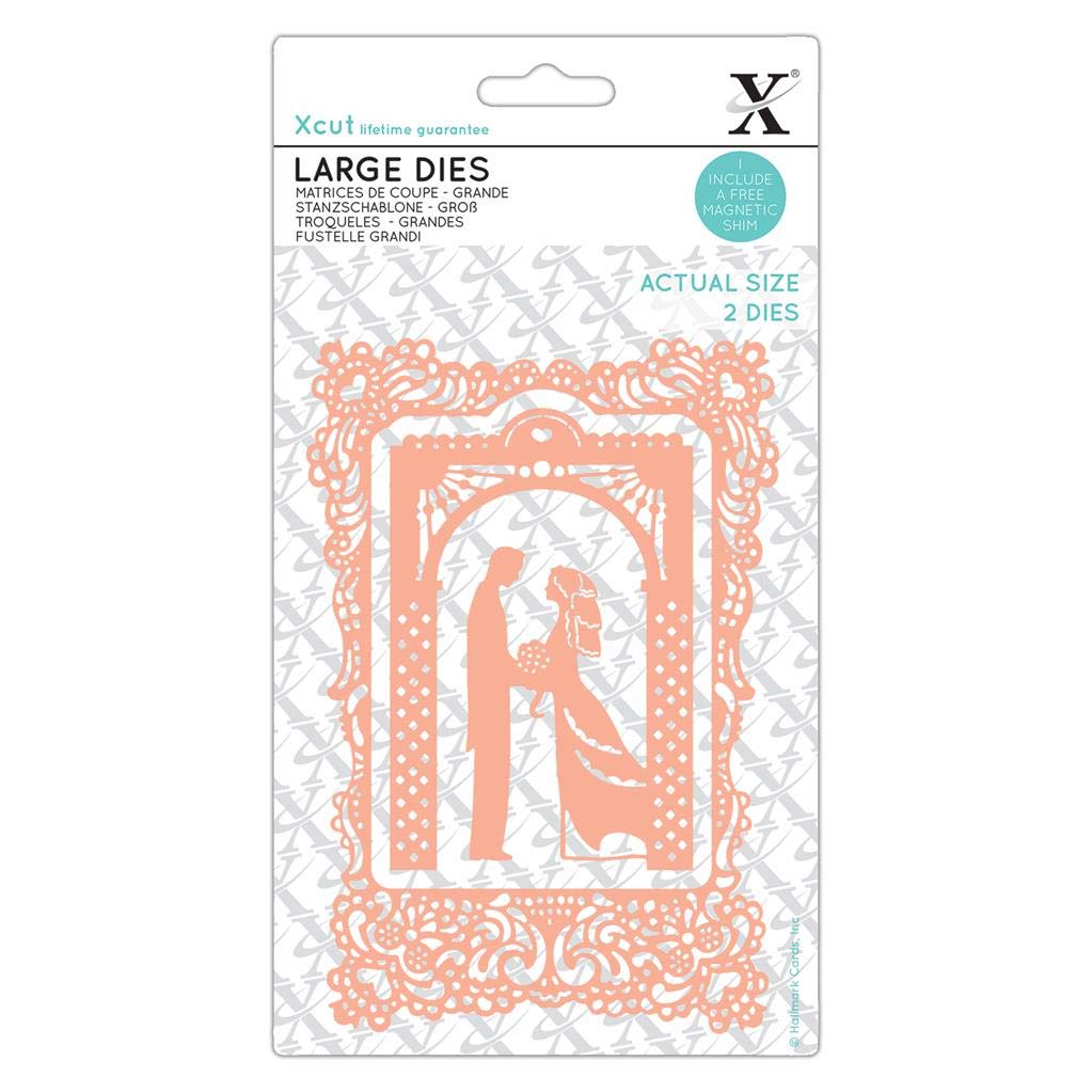 Xcut Large Dies, I Do, Carbon Steel, Art & Craft, Cutting Tool Supplies, For Beautiful Decoration, Card Making, Gift Tag, Wrapping, Scrapbooking, Invitation Making, Crafters Companion