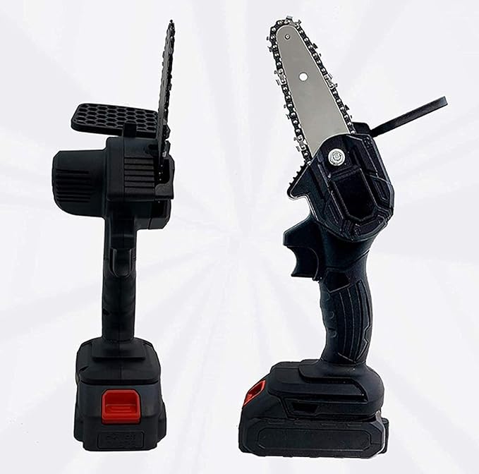 4 inch small cordless lithium electric saw, garden logging and trimming