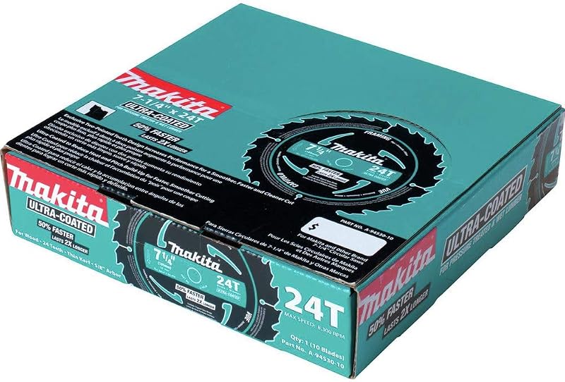 A-94530 – 10 7 – 1/4" 24T Folha de Moldura Ultra-Revestida, Pack de 10