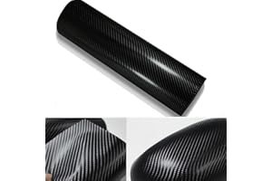 DIYAH 4D Black Carbon Fiber Vinyl Wrap Sticker with Air Release Bubble Free Anti-Wrinkle (120" x 60" / 10FT x 5FT)
