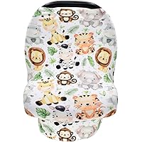 Fundas De Asiento De Automóvil Para Bebés, Funda Elástica Multi En 1 Para Asiento De Automóvil, Funda De Lactancia Materna, Funda De Asiento De Automóvil Para Niñas Y Niños, Ventana Con
