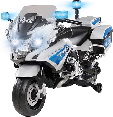 PEQUENENES Moto ELÉCTRICA para NIÑOS BMW R1200 POLICIA 12V: Amazon.es: Juguetes y juegos