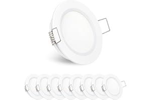 Obeaming 8 Pack 12 Volt LED Puck Light 2.75” RV Recessed Mount Ceiling Light for Camper Van Truck Boat Interior Ceiling Kitchen Cabinet Lighting CRI 93 (Pearly White/Warm White)