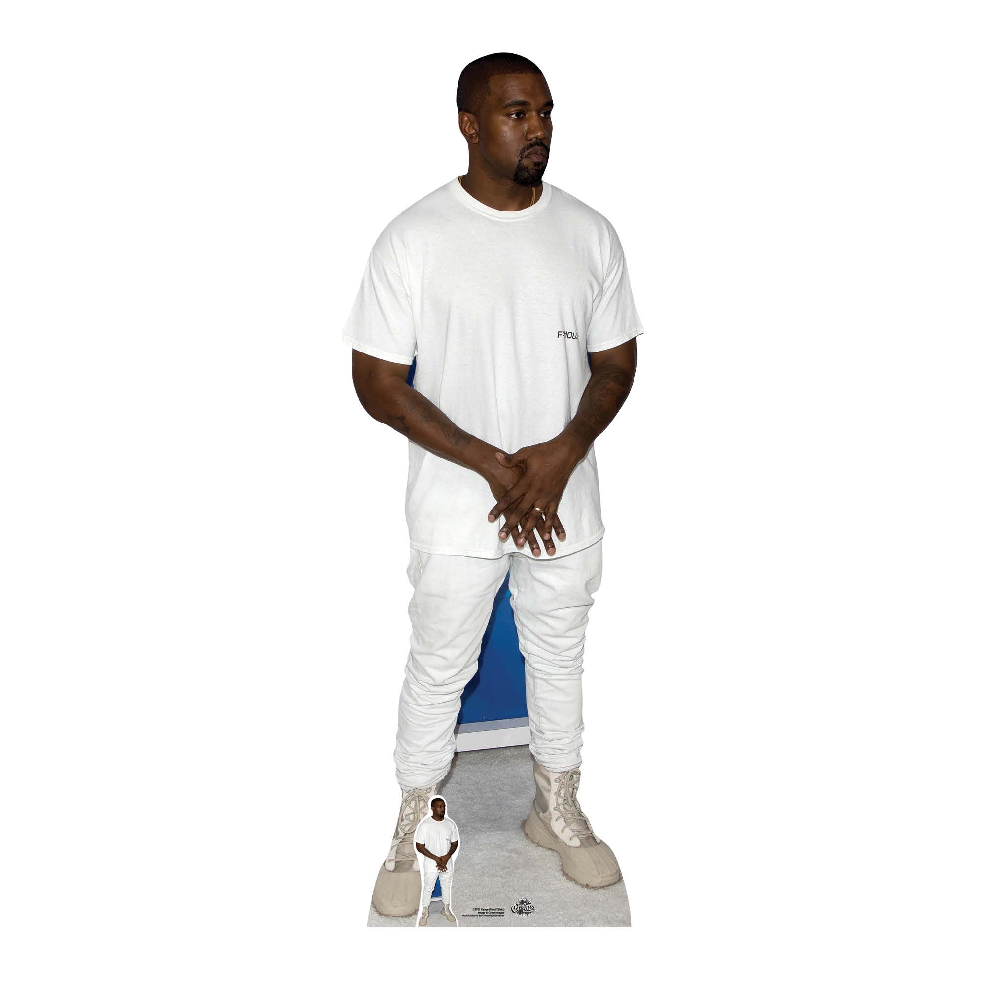 Kanye West T Shirt Lifesize Cardboard Cutout - 166cm