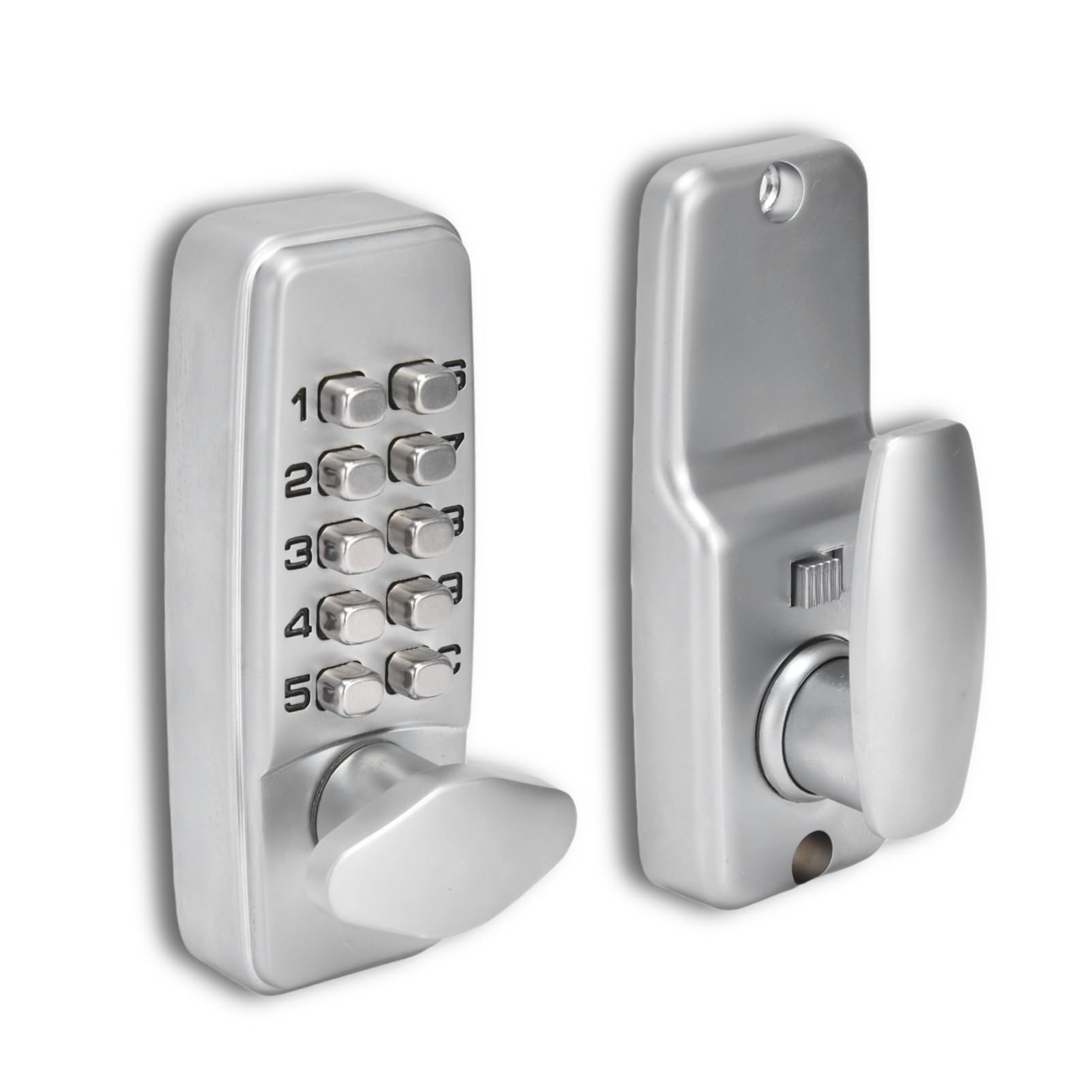 Mechanical Password Lock Multifunctional Waterproof Fireproof Zinc Alloy Intelligent Keyless Coded Lock Set Combination Door Lock for Home Office