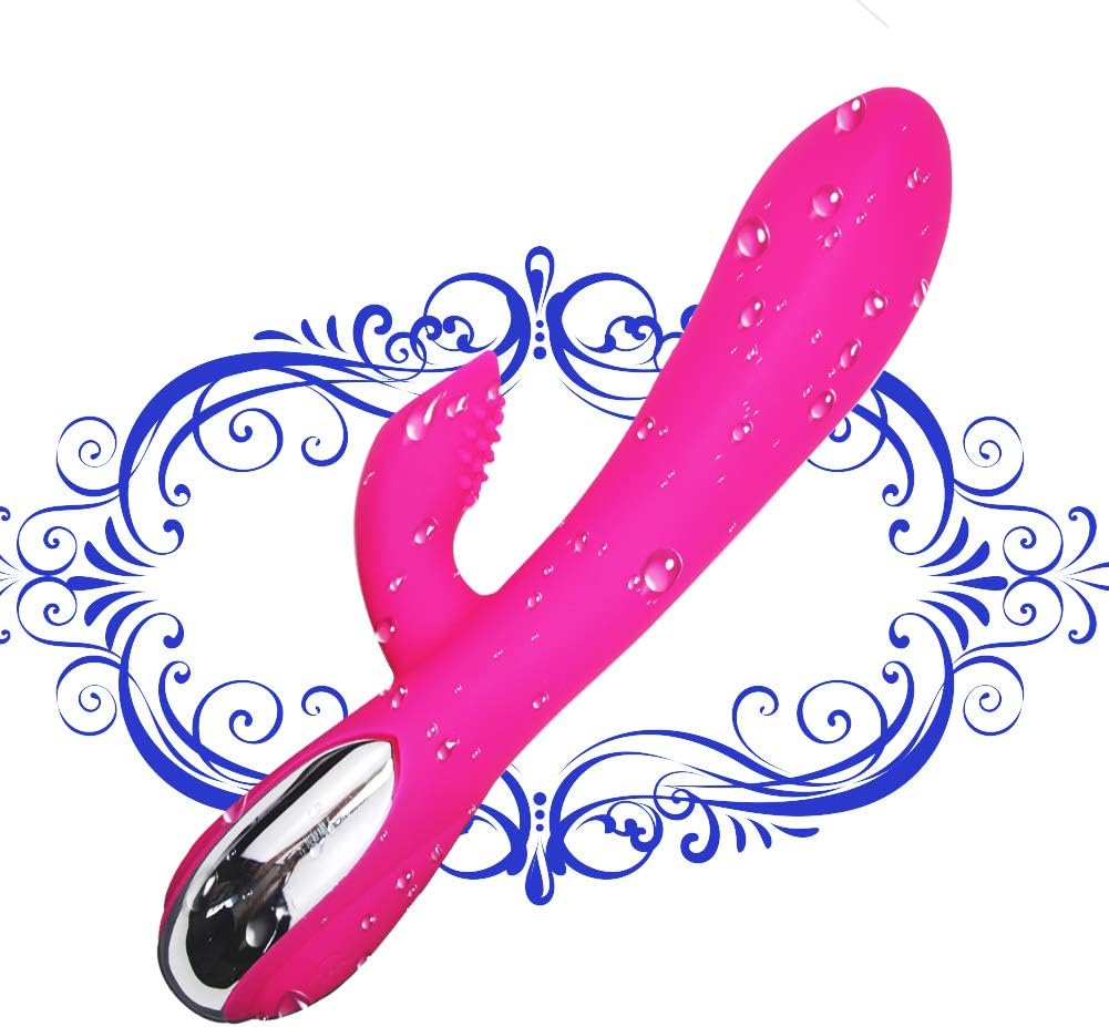 Soft LIC-k-ing Cl-it Tickler Rabbit 7 Frequency Viber and 7 Frequency Scroll Mode Cl-itoris G-Sport Message Waterproof Mute