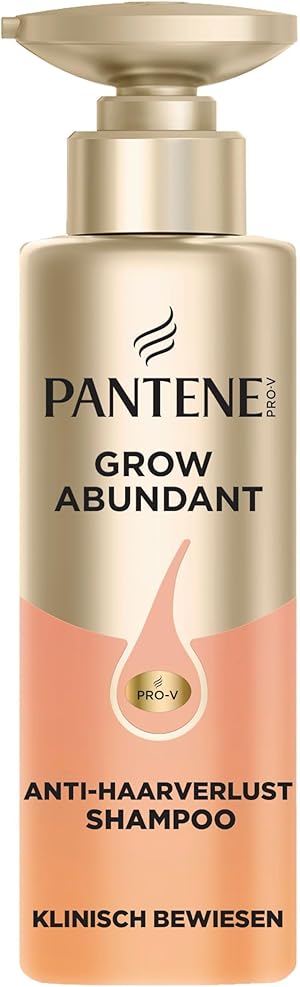 Pantene Grow Abundant Anti-Haarverlust-Shampoo 290 ml für Stärkeres, Längeres und Dichteres Haar* in 8 Wochen. Für Verbesserte Haarelastizität. Mit 900 mg Pro-Vitamin-Komplex und Niacinamid