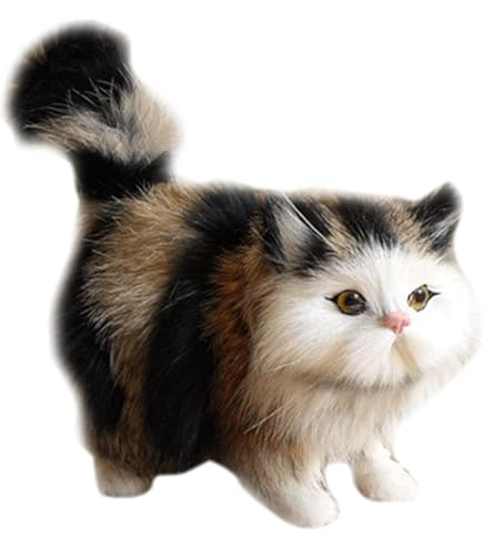 Peluche De Gato Siamés De 12 Pulgadas – Postura Acostada Realista, Suave Y Transpirable Para Niños Y Coleccionistas