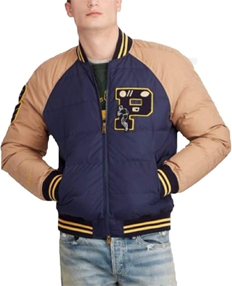 polo ralph lauren letterman varsity jacket