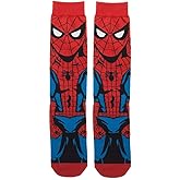 Super Hero Marvel Comics Spiderman Character 360 Crew Socks